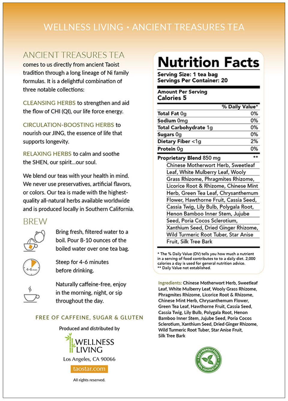 Ancient Treasures Detox Tea